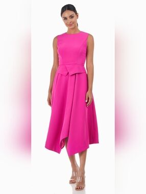 Kay Unger Rosemary Midi Dress Sz 4